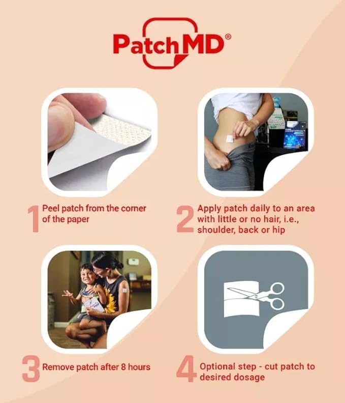 PatchMD Focus Patch box, 30-day supply