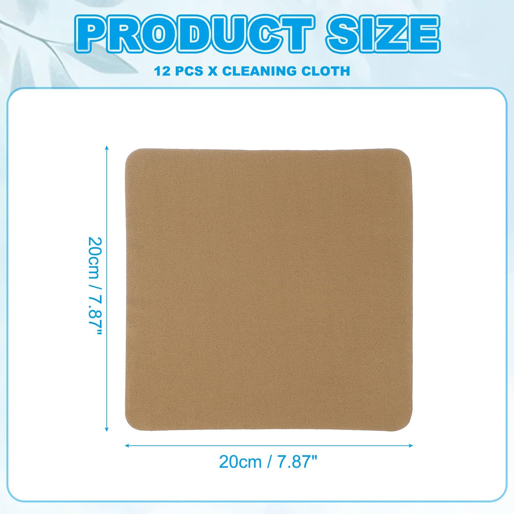 Close-up of brown microfiber material showing soft texture