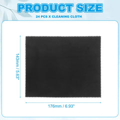 Close-up of PATIKIL cleaning cloth fabric in black