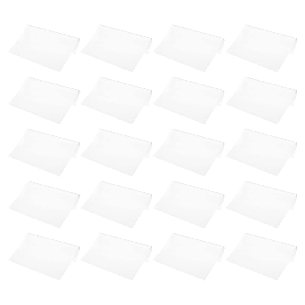 PATIKIL microfiber cleaning cloth 7x6 inches - white, front view