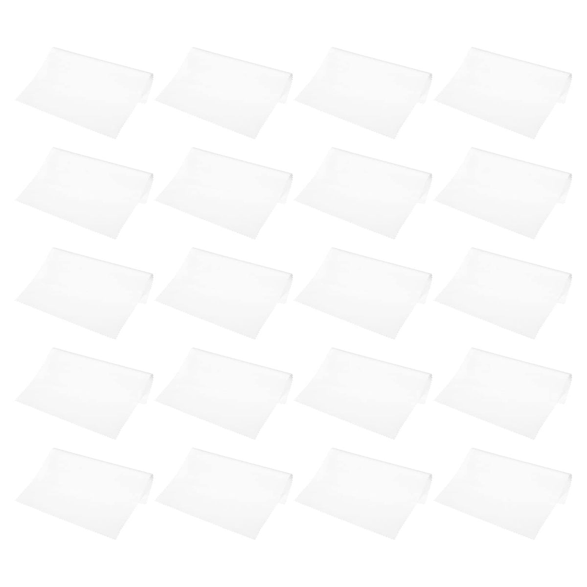 PATIKIL microfiber cleaning cloth 7x6 inches - white, front view