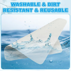 PATIKIL gray microfiber cleaning cloth folded for portability