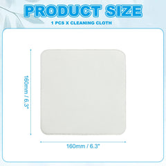 Close-up of soft gray microfiber material for cleaning