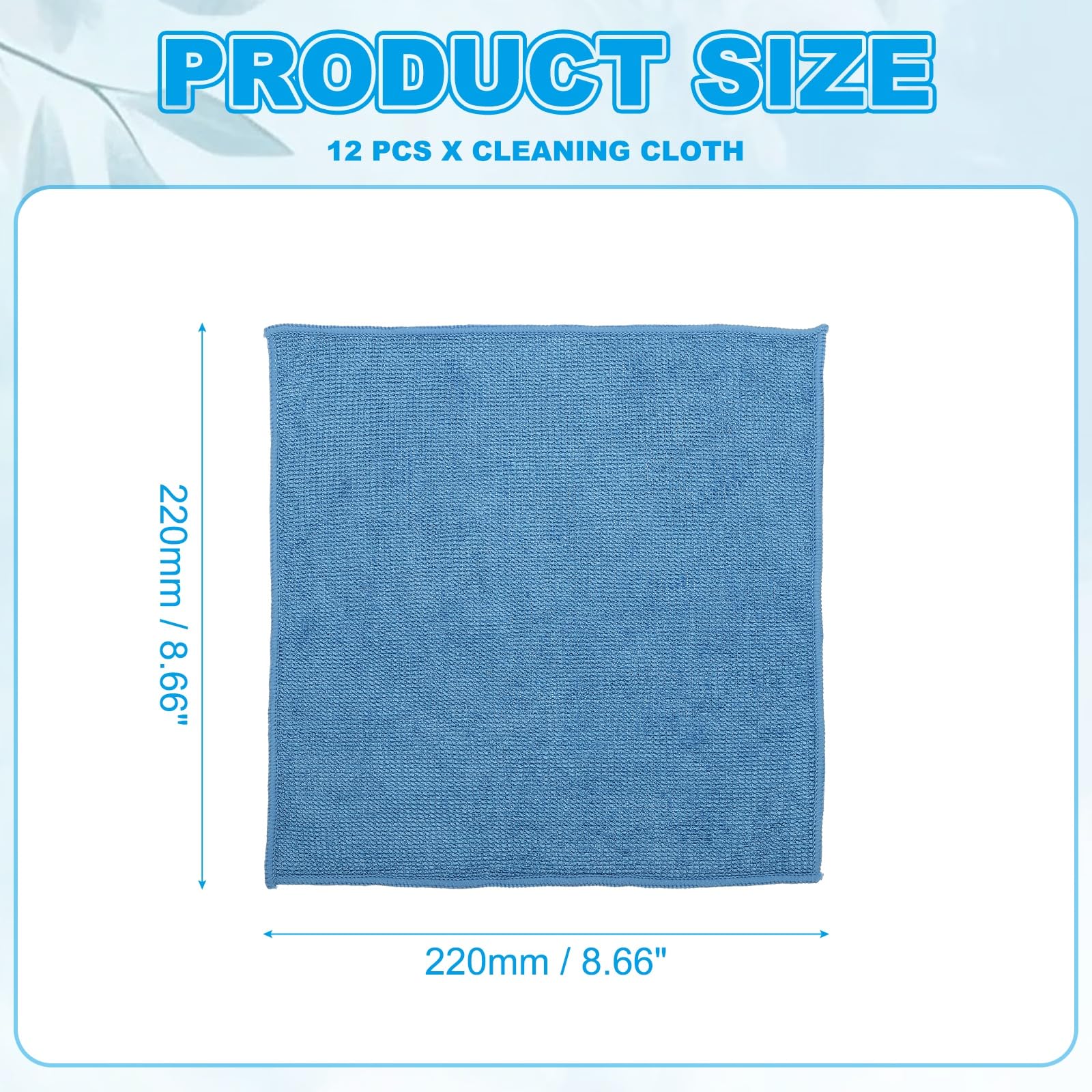 Close-up of soft microfiber texture used in PATIKIL cleaning cloth