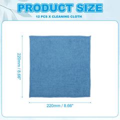 Close-up of soft microfiber texture used in PATIKIL cleaning cloth