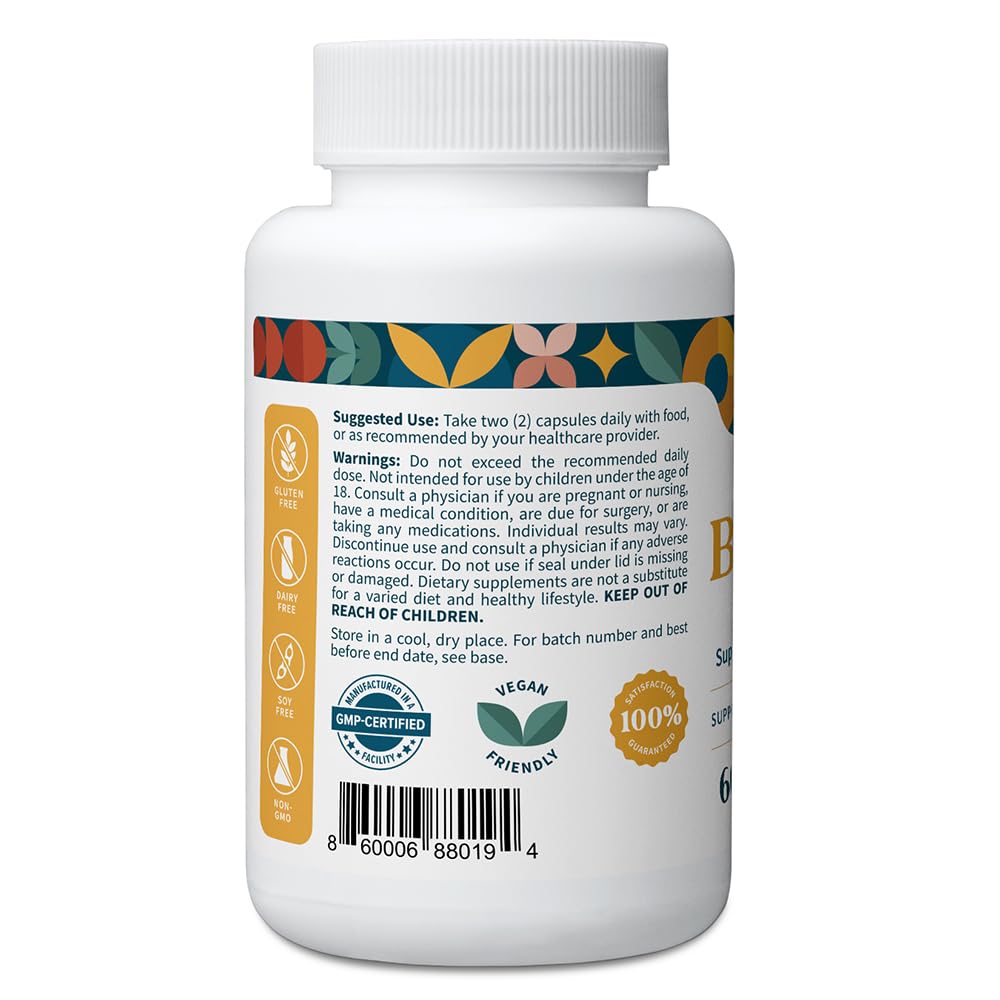 Label for Pattern Wellness Berberine Cinnamon product