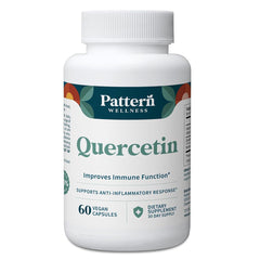 Pattern Wellness Quercetin with Bromelain bottle and label