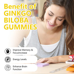 Patxans Ginkgo Biloba Gummies label and nutrition information