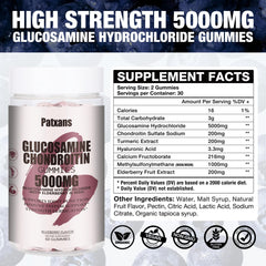 Patxans bottle side view with label