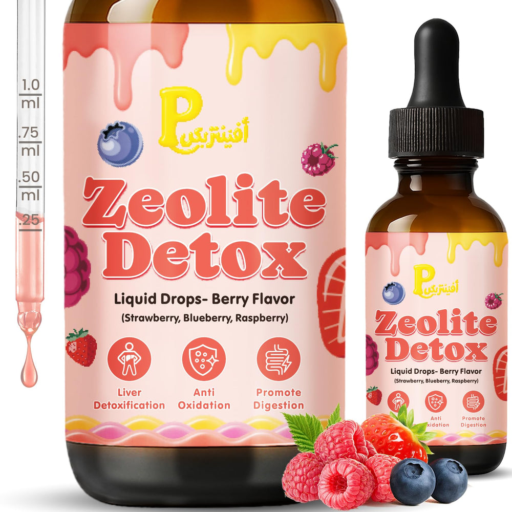 Pavintrix Zeolite Detox Drops bottle ready for daily use