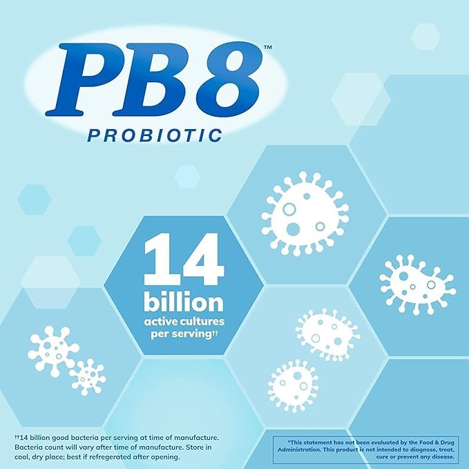 Allergen-free labeling for PB8 Probiotic: dairy-free, gluten-free, soy-free
