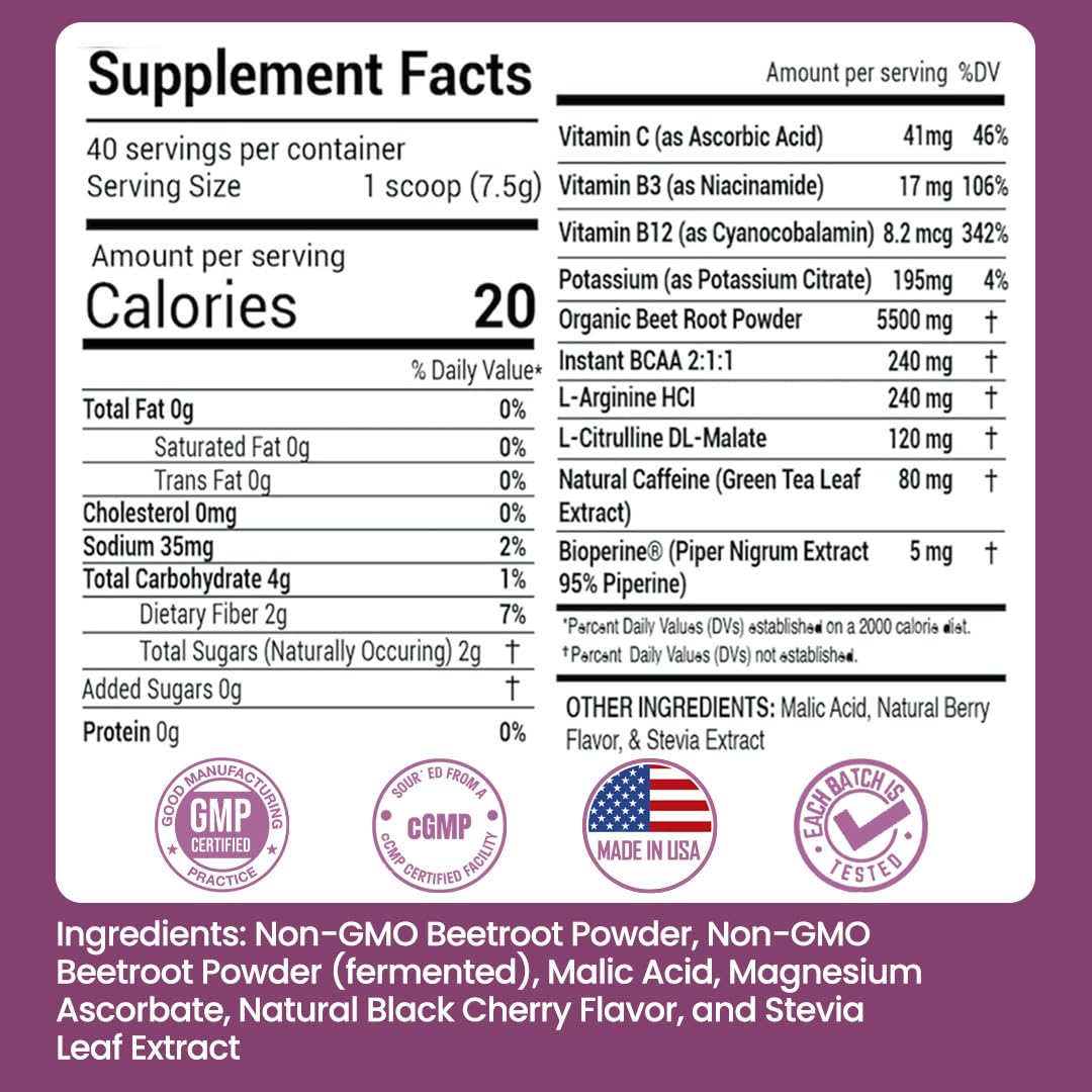 Peacock Max beets powder in smoothie demonstrates convenient plant-based nutrition