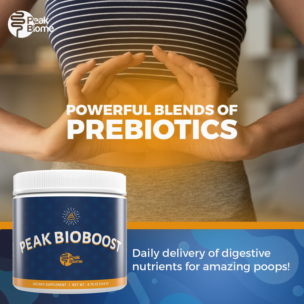 Peak BioBoost powder dissolving in a cup of coffee or tea.