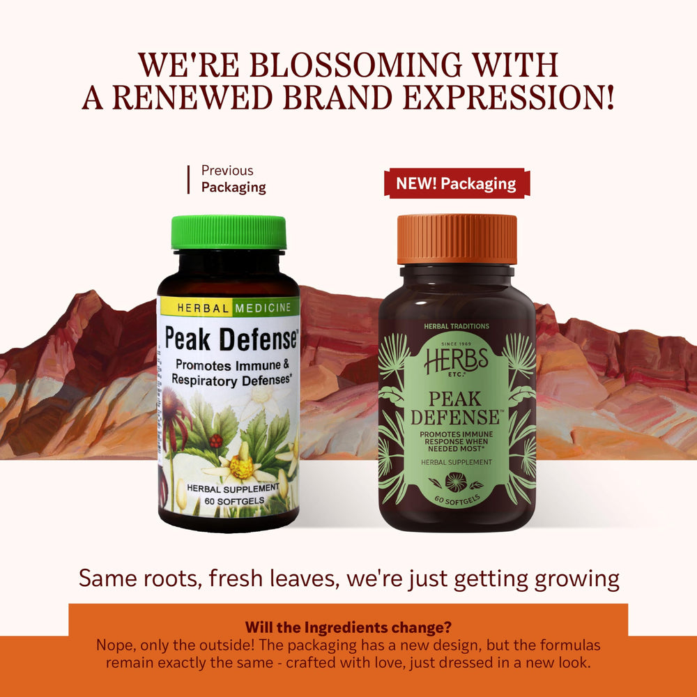 Herbs Etc. Peak Defense for immune and respiratory support