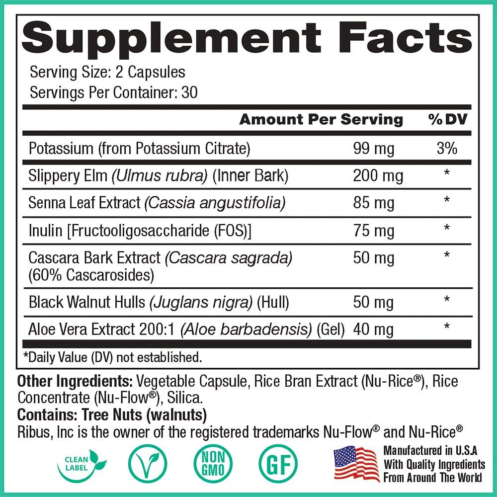 Peak Pure & Natural packaging label emphasizes fiber and prebiotics blend.