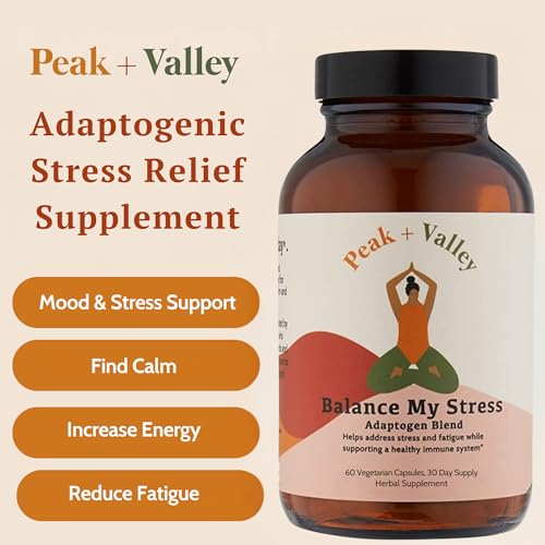 Peak + Valley brand logo with product packaging