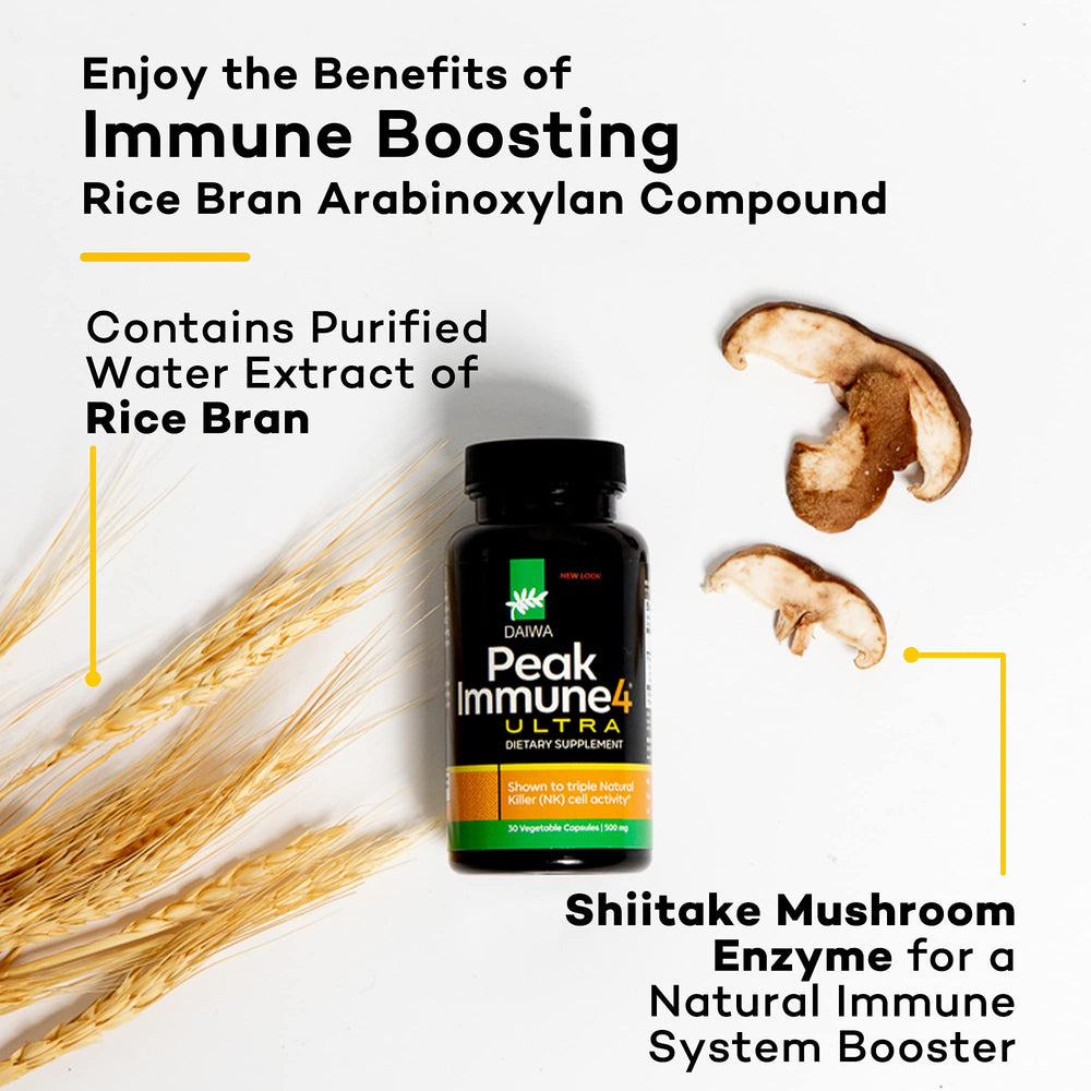 PeakImmune4 ultra strength immunity supplement bottle label