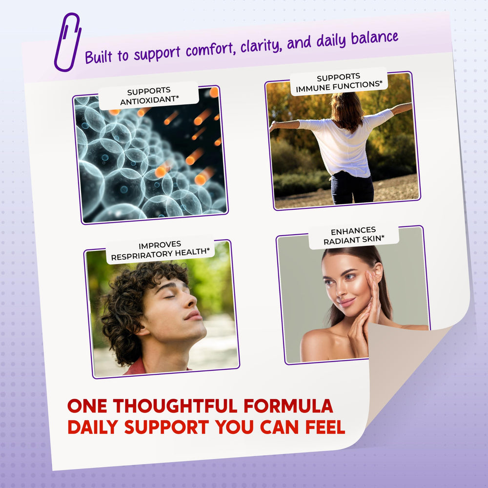 Graphic highlighting the 14 vital ingredients