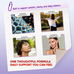 Graphic highlighting the 14 vital ingredients