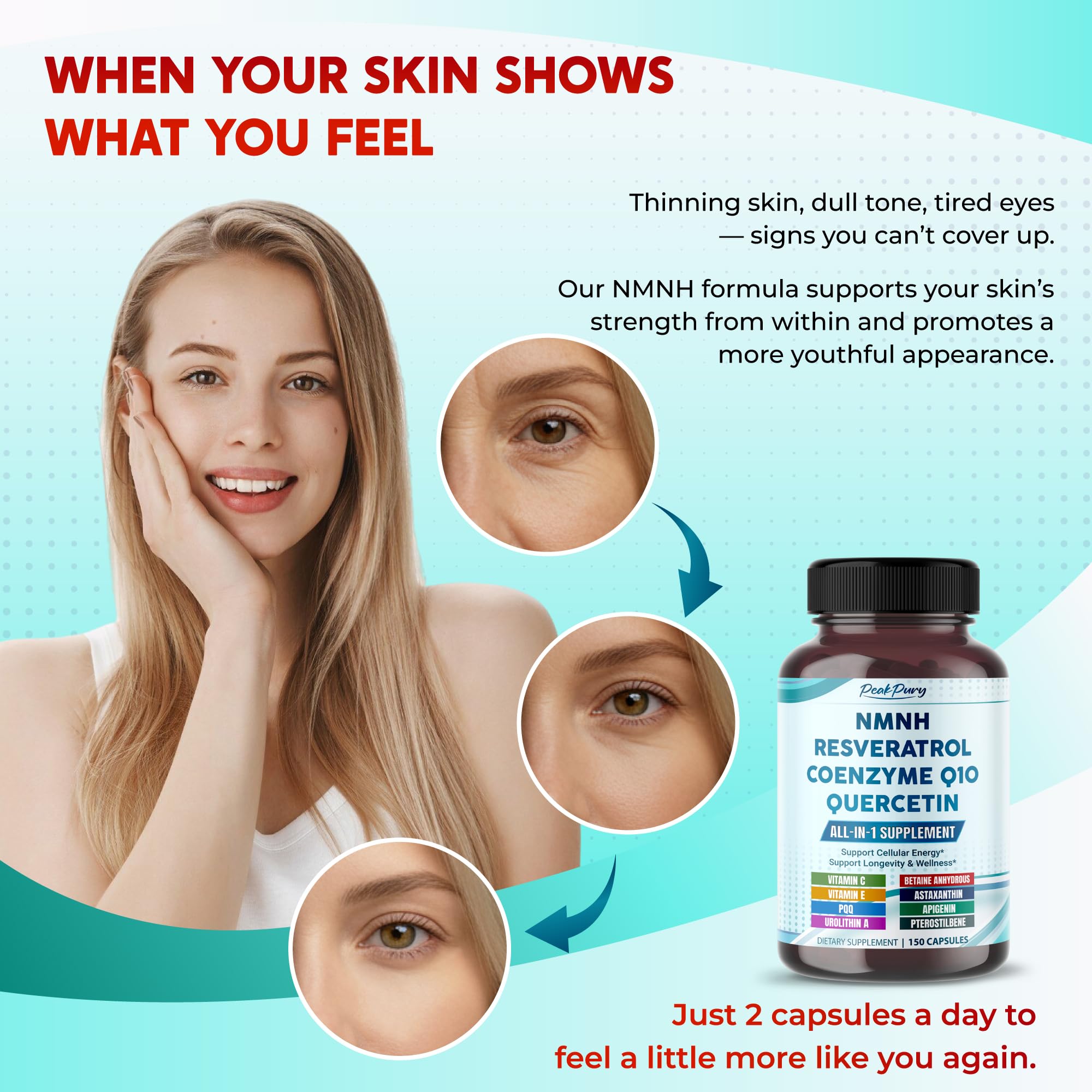 Capsules arranged to illustrate energy-boosting supplement