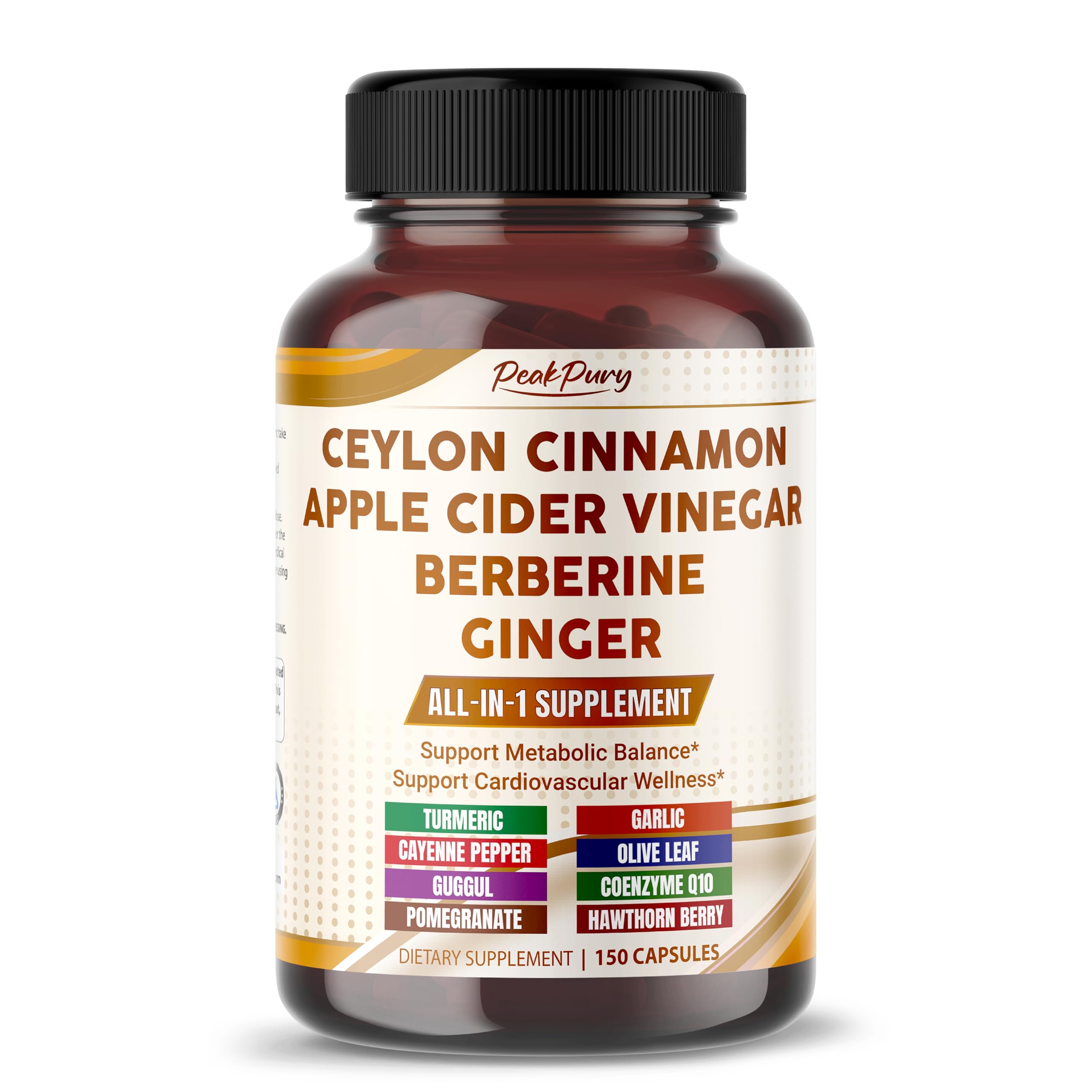 Front view of PEAKPURY Ultra All-in-1 bottle