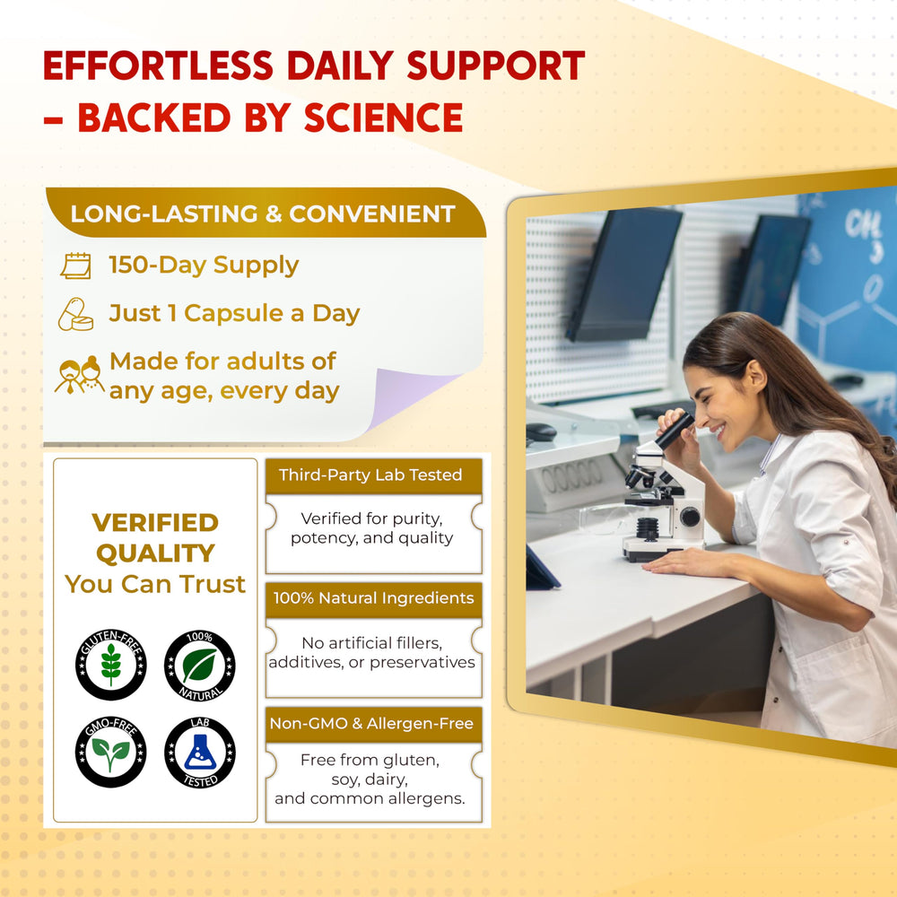 Lifestyle shot: PeakPury bottle with glass of water