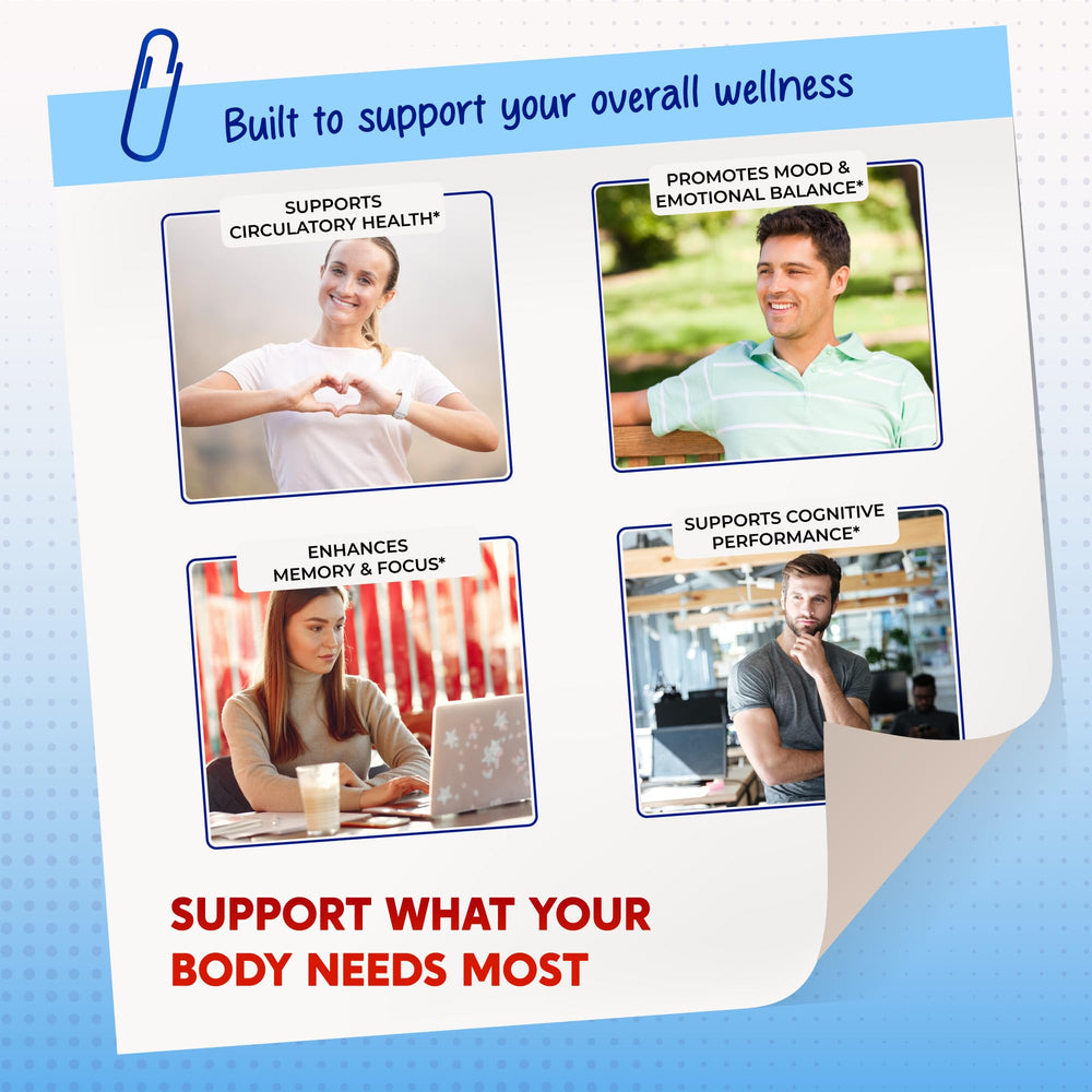 Rhodiola, Bacopa, Alpha-GPC and Holy Basil for mood and cognition