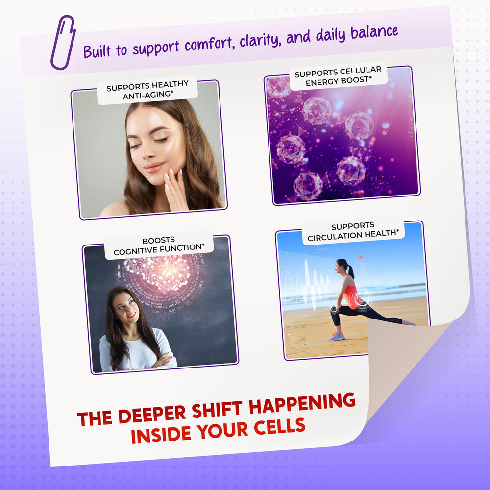 Icons indicating vegetarian, non-GMO, gluten-free and sugar-free formulation