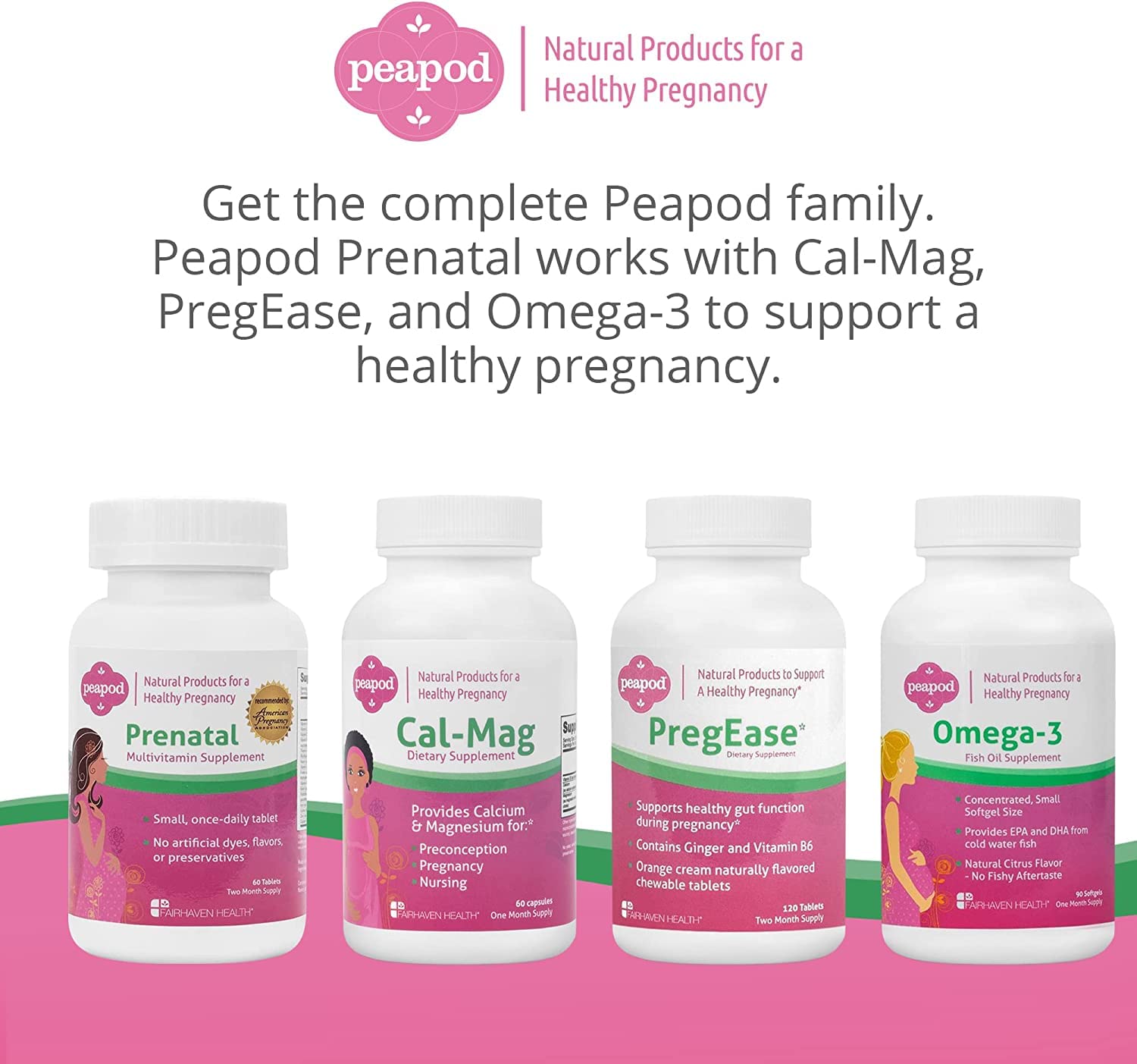 Ingredients list for PeaPod Prenatal Vanilla multivitamin
