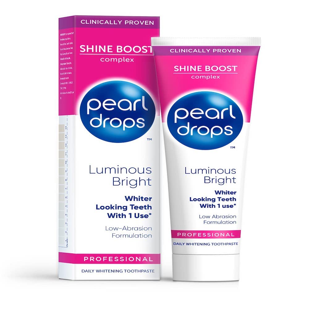 Pearl Drops Luminous Bright White Toothpolish 75ml bottle
