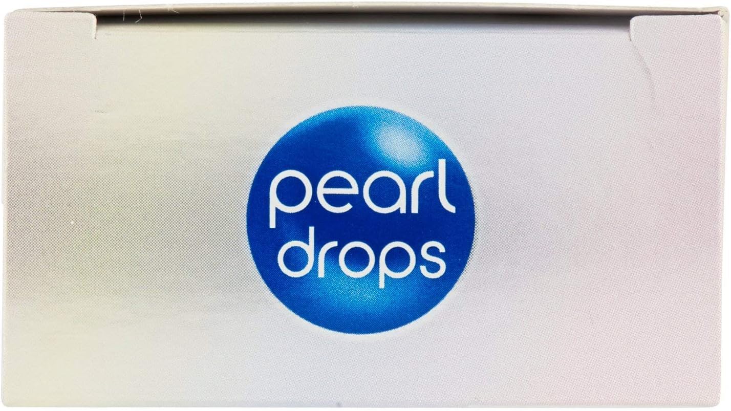 Enamel-safe whitening formula highlight on Pearl Drops packaging