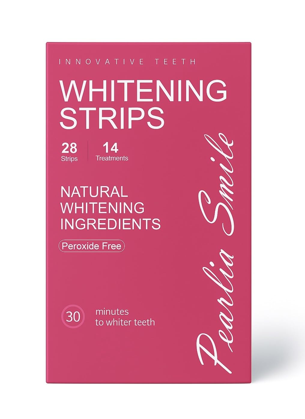 Pearlia Smile Whitening Strips packaging