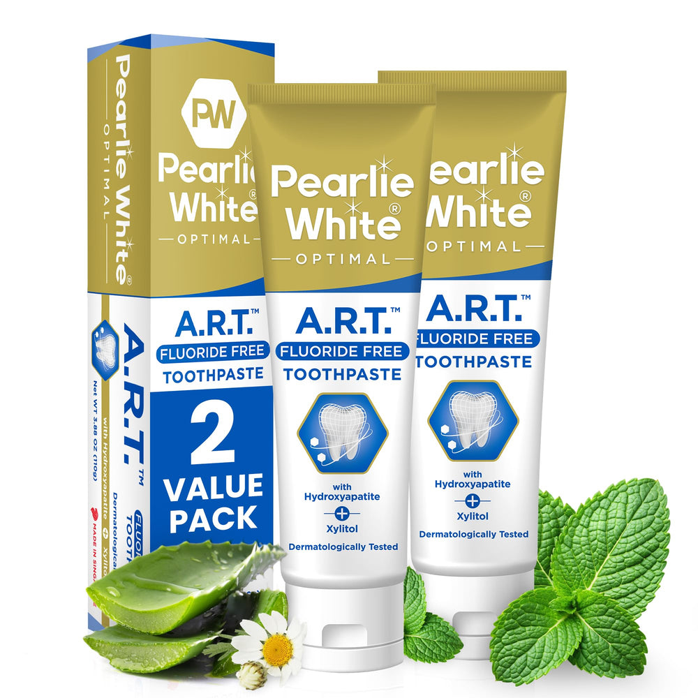Pearlie White Active Remineralization Toothpaste 3.8oz Two-Pack - front view