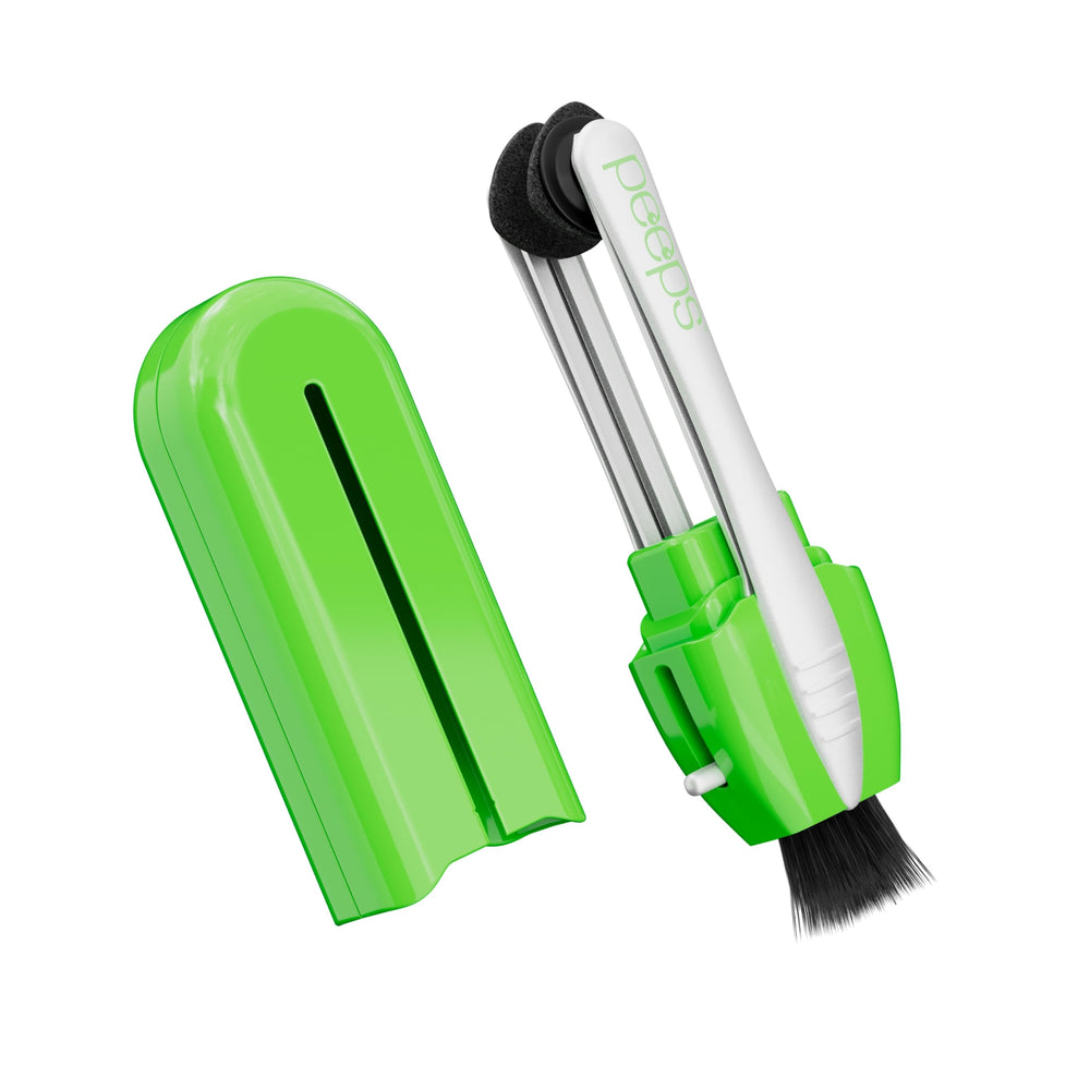Peeps CarbonKlean glasses cleaner injected green color, 1 count