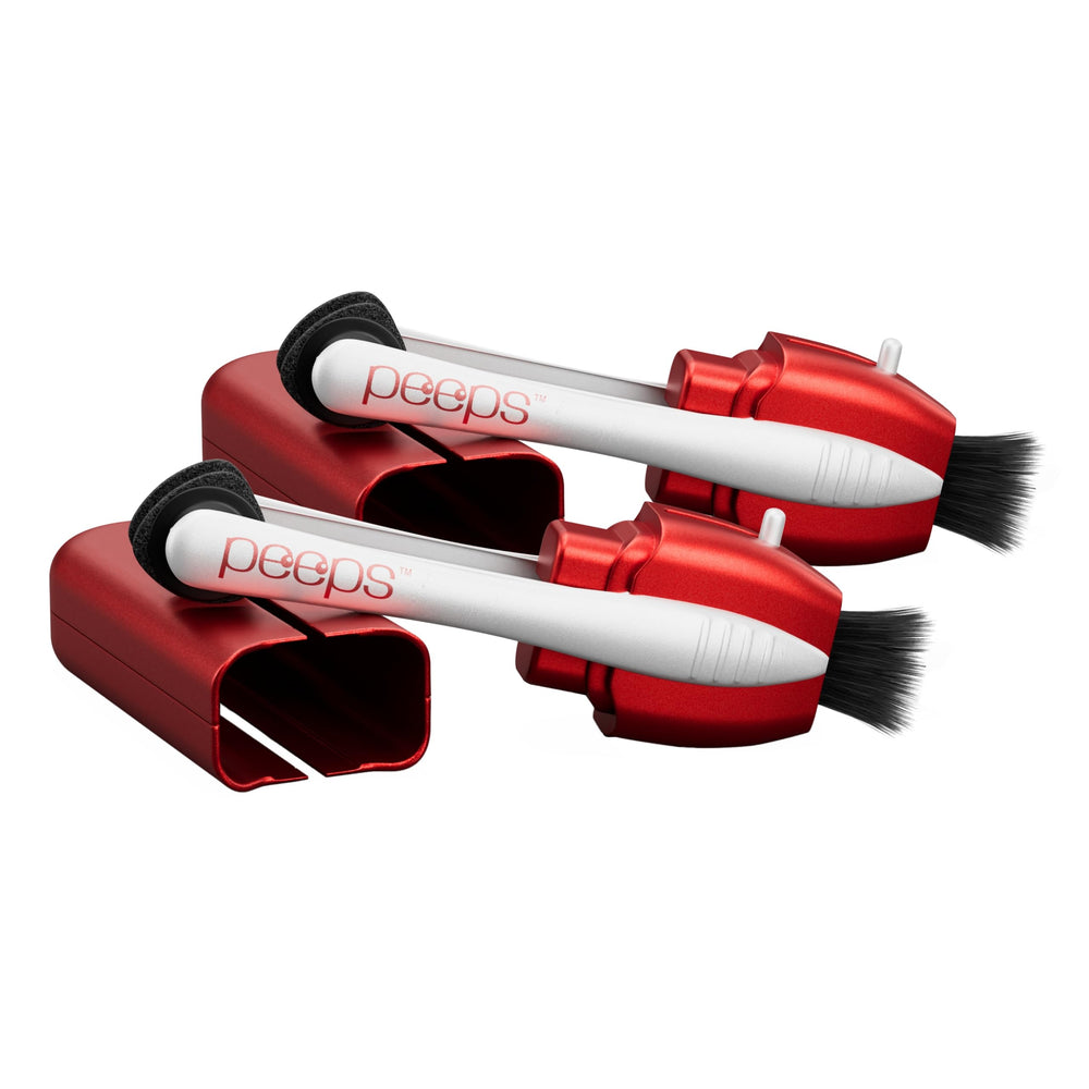 Peeps Glasses Cleaner soft-touch red packaging