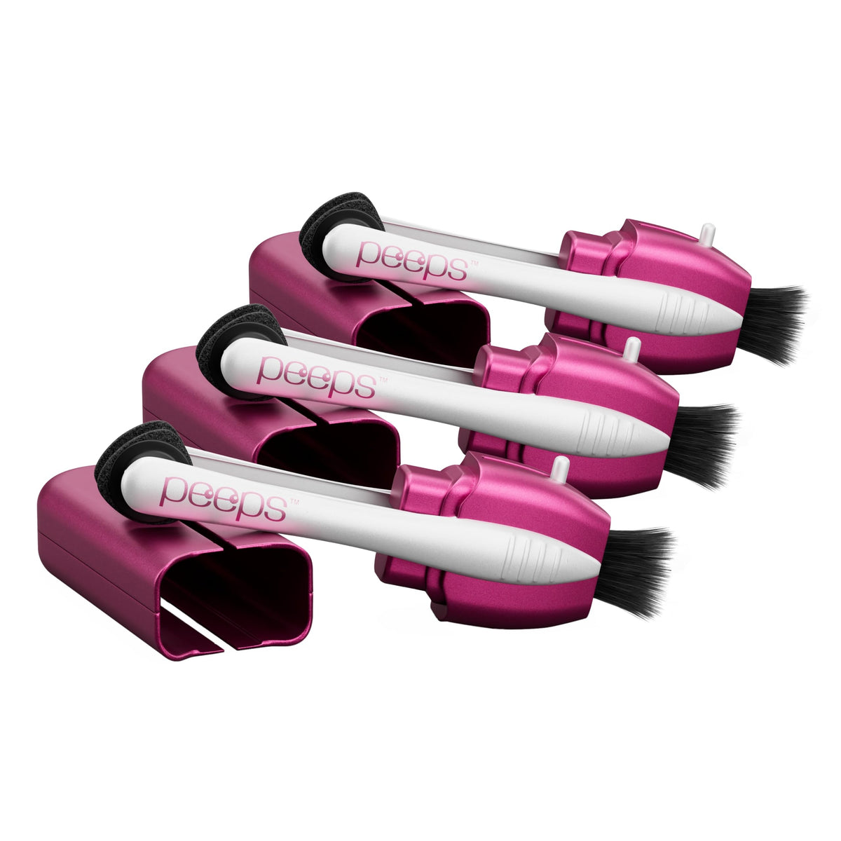 Peeps Glasses Cleaner Soft Touch Pink front view