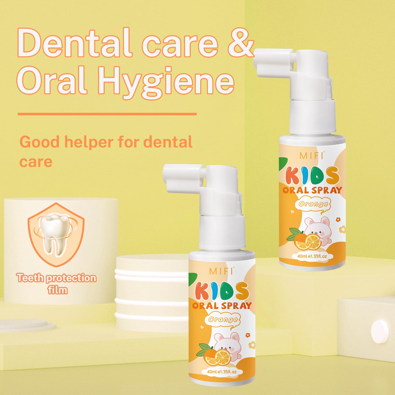 Travel-friendly compact bottle for on-the-go dental care