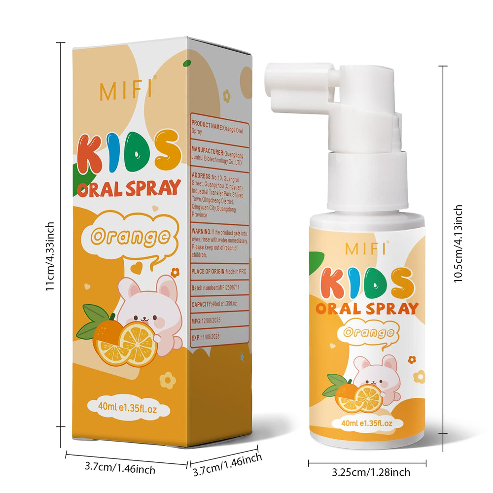 Nighttime oral care spray after milk feeding