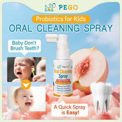 Close-up of spray nozzle on PEGO Kids Oral Spray