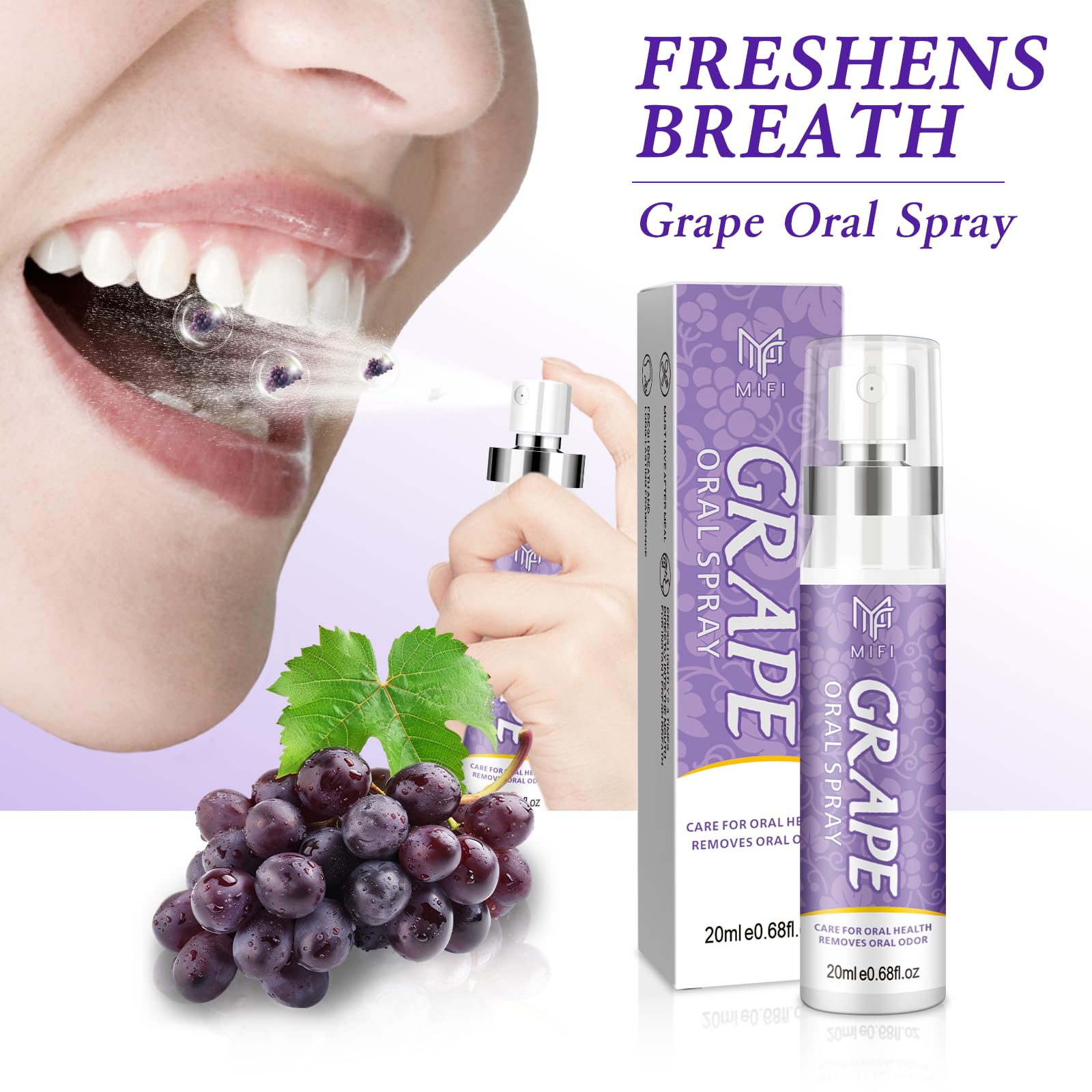PEGO breath spray mint flavor front shot