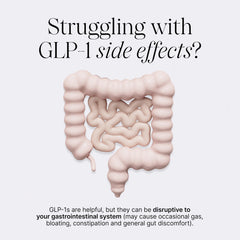 Close-up of GLP-1 Probiotic capsules inside a blister pack