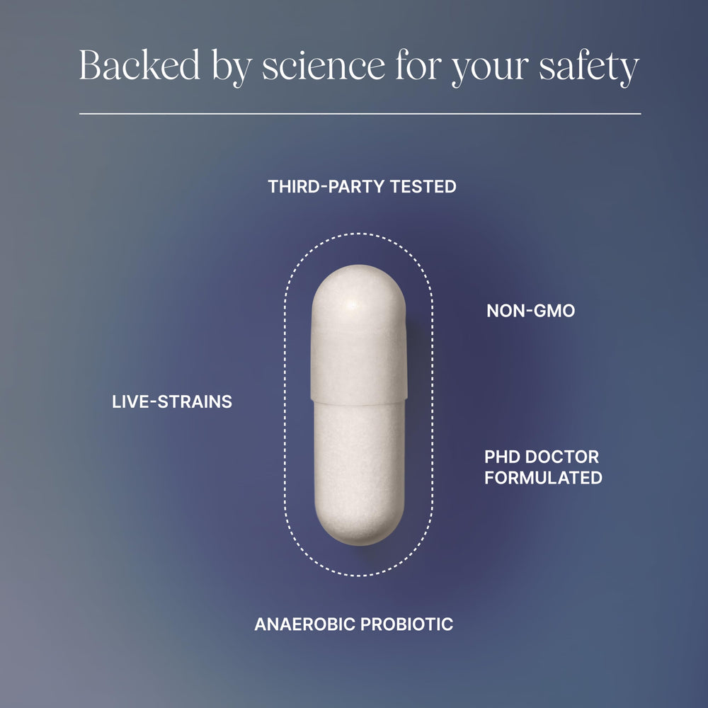Live anaerobic probiotic strains for gut health
