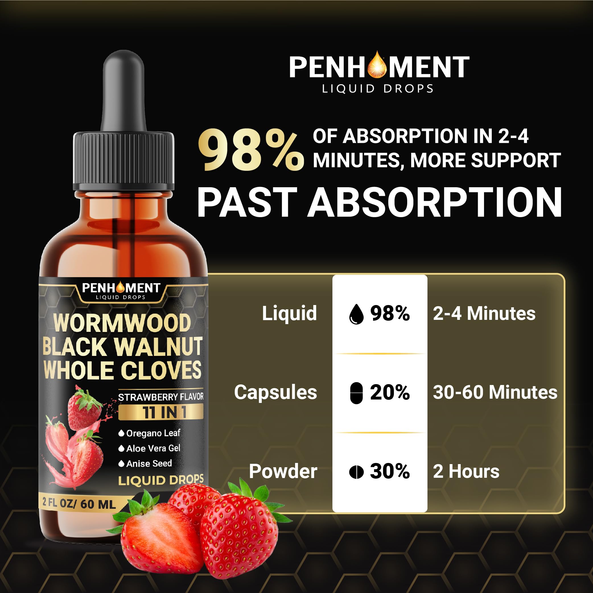 Herbal blend including wormwood, cloves, and oregano