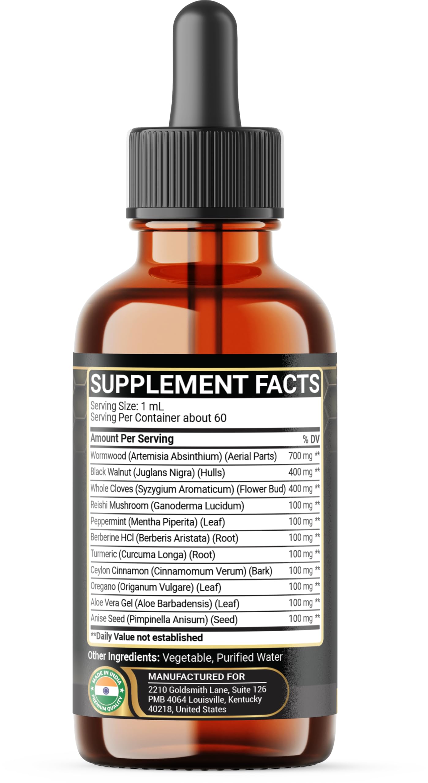 Reishi mushroom and aloe vera in formula