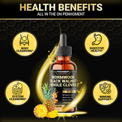 Penhoment Wormwood Liquid Drops 2 oz bottle and packaging