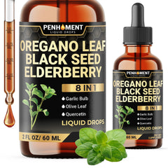 Hero image of Penhoment 8in1 Oil of Oregano Drops bottle (2 oz)