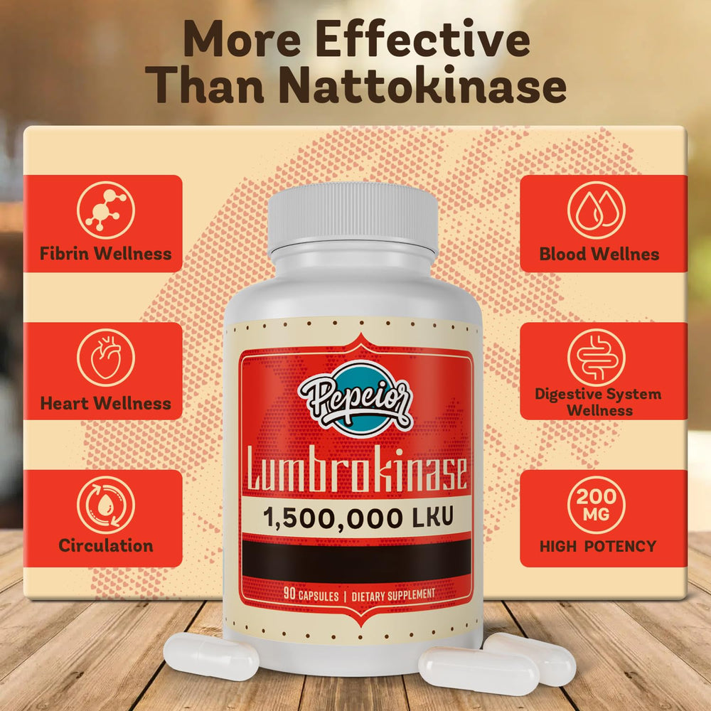 No fillers used in Pepeior Lumbrokinase formula