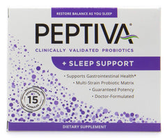 Peptiva probiotic bottle with 26 Billion CFU and melatonin – 15 count