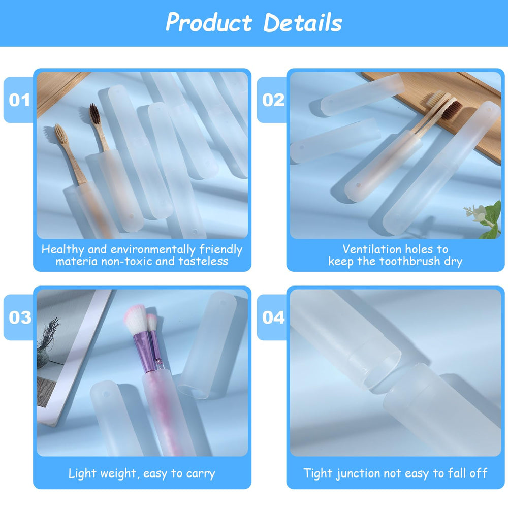 Portable 60-pack toothbrush holders ready for home or on the go