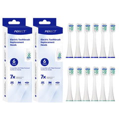 PERECT soft replacement toothbrush heads for Philips Sonicare Click-On 4100/5100/6100/9023